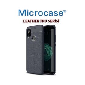 Xiaomi Mi A2 6X Leather Tpu Tempered Glass Silikon Kılıf