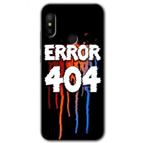 Xiaomi Mi A2 Lite 404 Error Baskılı Uyumlu Silikon Kılıf