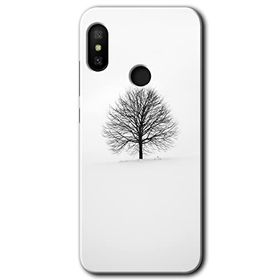 Xiaomi Mi A2 Lite Alone Tree Baskılı Uyumlu Silikon Kılıf