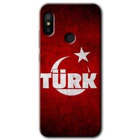 Xiaomi Mi A2 Lite Ayyıldız Türk Baskılı Uyumlu Silikon Kılıf