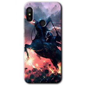Xiaomi Mi A2 Lite Bloodhorne Baskılı Uyumlu Silikon Kılıf