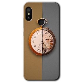 Xiaomi Mi A2 Lite Clocks Artwork Baskılı Uyumlu Silikon Kılıf
