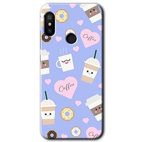Xiaomi Mi A2 Lite Coffee Cake Baskılı Uyumlu Silikon Kılıf
