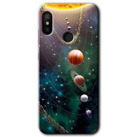 Xiaomi Mi A2 Lite Cosmos Baskılı Uyumlu Silikon Kılıf