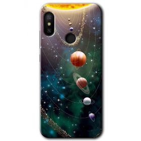 Xiaomi Mi A2 Lite Cosmos Baskılı Uyumlu Silikon Kılıf