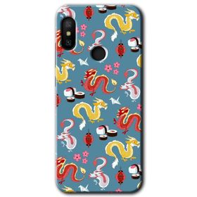 Xiaomi Mi A2 Lite Exlusive Design 4 Baskılı Uyumlu Silikon Kılıf