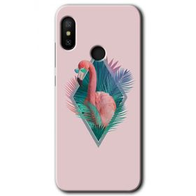 Xiaomi Mi A2 Lite Flamingo Baskılı Uyumlu Silikon Kılıf