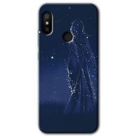 Xiaomi Mi A2 Lite Gecenin Kraliçesi Baskılı Uyumlu Silikon Kılıf