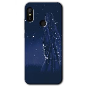 Xiaomi Mi A2 Lite Gecenin Kraliçesi Baskılı Uyumlu Silikon Kılıf