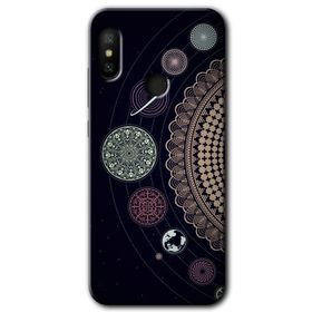 Xiaomi Mi A2 Lite Gezegen Döngüsü Baskılı Uyumlu Silikon Kılıf