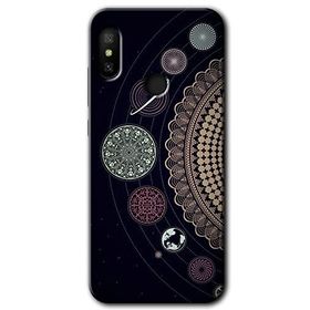 Xiaomi Mi A2 Lite Gezegen Döngüsü Baskılı Uyumlu Silikon Kılıf