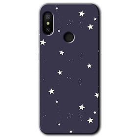 Xiaomi Mi A2 Lite Gökyüzü Yıldız Baskılı Uyumlu Silikon Kılıf