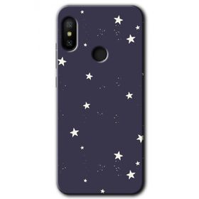 Xiaomi Mi A2 Lite Gökyüzü Yıldız Baskılı Uyumlu Silikon Kılıf