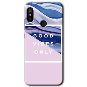 Xiaomi Mi A2 Lite Good Vibes Baskılı Uyumlu Silikon Kılıf