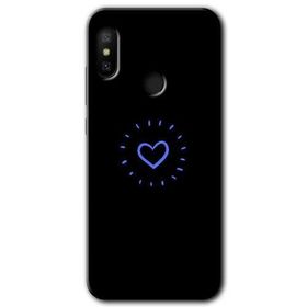 Xiaomi Mi A2 Lite Heart Strokes Baskılı Uyumlu Silikon Kılıf