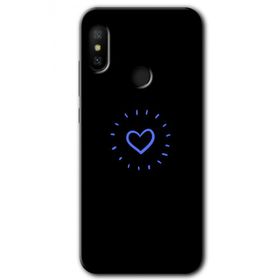 Xiaomi Mi A2 Lite Heart Strokes Baskılı Uyumlu Silikon Kılıf