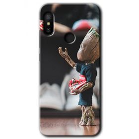Xiaomi Mi A2 Lite I am Groot Baskılı Uyumlu Silikon Kılıf
