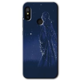 Xiaomi Mi A2 Lite İyi Geceler Baskılı Uyumlu Silikon Kılıf