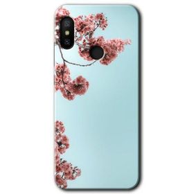 Xiaomi Mi A2 Lite Japon Çiçeği Baskılı Uyumlu Silikon Kılıf