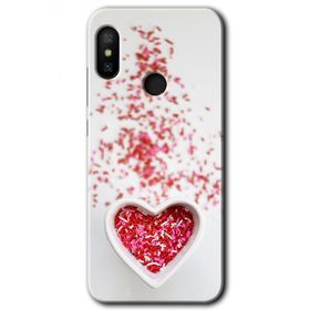 Xiaomi Mi A2 Lite Kalpli Şekerleme Baskılı Uyumlu Silikon Kılıf