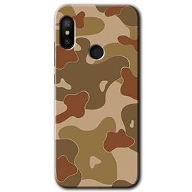 Xiaomi Mi A2 Lite Kamuflaj 10 Baskılı Uyumlu Silikon Kılıf