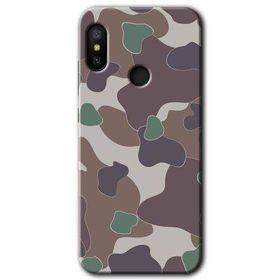 Xiaomi Mi A2 Lite Kamuflaj 11 Baskılı Uyumlu Silikon Kılıf