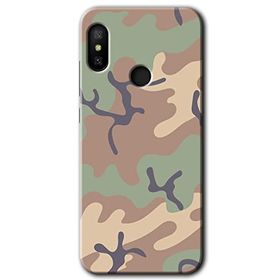 Xiaomi Mi A2 Lite Kamuflaj 29 Baskılı Uyumlu Silikon Kılıf