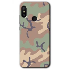Xiaomi Mi A2 Lite Kamuflaj 29 Baskılı Uyumlu Silikon Kılıf