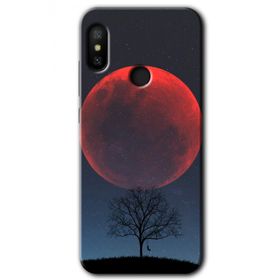 Xiaomi Mi A2 Lite Kanlı Ay Baskılı Uyumlu Silikon Kılıf