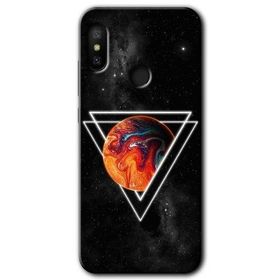 Xiaomi Mi A2 Lite Kızıl Gezegen Baskılı Uyumlu Silikon Kılıf