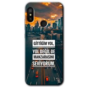 Xiaomi Mi A2 Lite Manzara Seviyorum Baskılı Uyumlu Silikon Kılıf