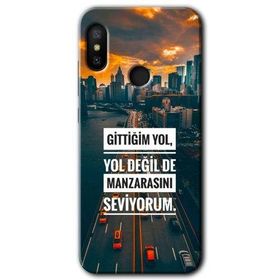 Xiaomi Mi A2 Lite Manzara Seviyorum Baskılı Uyumlu Silikon Kılıf