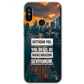 Xiaomi Mi A2 Lite Manzara Seviyorum Baskılı Uyumlu Silikon Kılıf