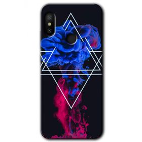 Xiaomi Mi A2 Lite Mekanik Duman 1 Baskılı Uyumlu Silikon Kılıf