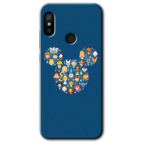 Xiaomi Mi A2 Lite Mickey Baskılı Uyumlu Silikon Kılıf