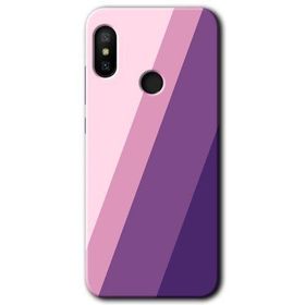 Xiaomi Mi A2 Lite Oblique Baskılı Uyumlu Silikon Kılıf