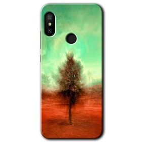 Xiaomi Mi A2 Lite Outlines Paint Baskılı Uyumlu Silikon Kılıf