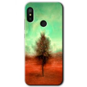 Xiaomi Mi A2 Lite Outlines Paint Baskılı Uyumlu Silikon Kılıf