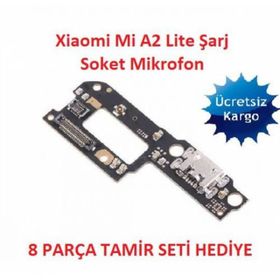 Xiaomi Mi A2 Lite Şarj Soketli Mikrofon Bordu