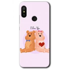 Xiaomi Mi A2 Lite Sevgili Ayıcık Baskılı Uyumlu Silikon Kılıf