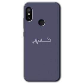 Xiaomi Mi A2 Lite Sigara Zararlıdır Baskılı Uyumlu Silikon Kılıf