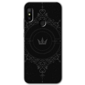 Xiaomi Mi A2 Lite Siyah Mandala 1 Baskılı Uyumlu Silikon Kılıf