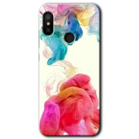Xiaomi Mi A2 Lite Spots Lilac Baskılı Uyumlu Silikon Kılıf