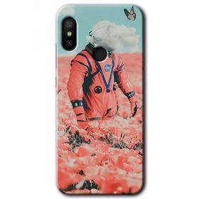 Xiaomi Mi A2 Lite Uzay Bahçesi Baskılı Uyumlu Silikon Kılıf