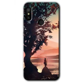 Xiaomi Mi A2 Lite Yalnız Savaşcı Baskılı Uyumlu Silikon Kılıf