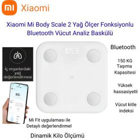 Xiaomi Mi Body Composition Scale 2 Yağ Ölçer Fonksiyonlu Vücut Analiz Tartısı
