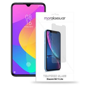 Xiaomi Mi CC9 Mi 9 Lite Temperli Şeffaf Ekran Koruyucu Uyumlu Kırılmaz Cam