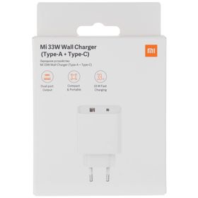 Xiaomi Mi EU Beyaz 33 W Type-A & Type-C Duvar Şarj Cihazı