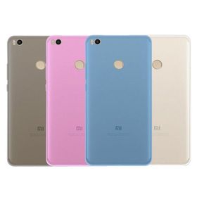 Xiaomi Mi Max 2 İnce Şeffaf Silikon Temperli Cam Cep Telefonu Kılıfı