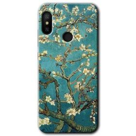 Xiaomi Mi Max 3 Almond Blossom Baskılı Uyumlu Silikon Kılıf